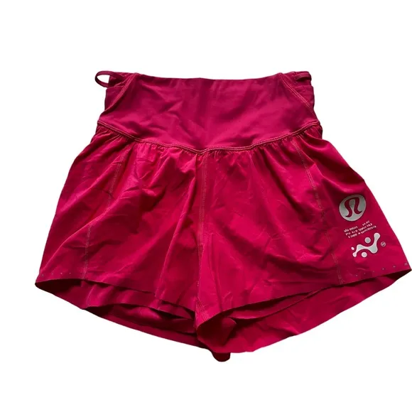 Lululemon Pink Nulux Road to Trail High-Rise Shorts Size 4