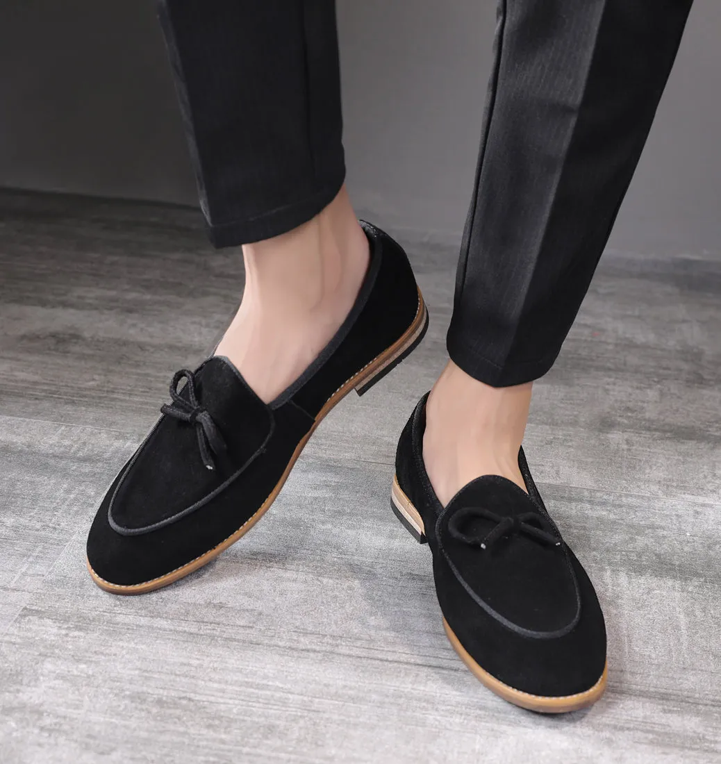Men's Casual Bow Loafers Flats
