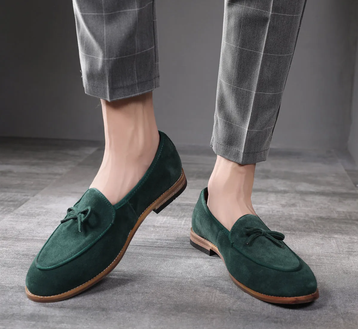 Men's Casual Bow Loafers Flats