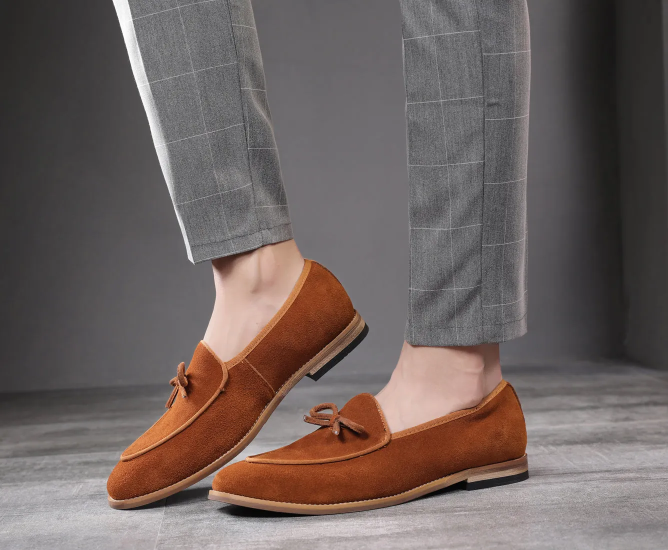 Men's Casual Bow Loafers Flats
