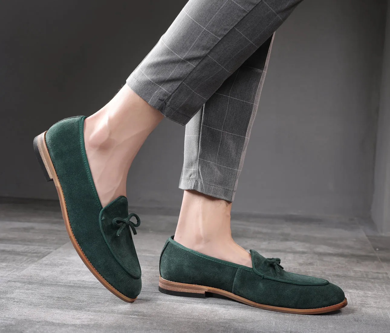 Men's Casual Bow Loafers Flats