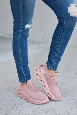 Mesh Lace-Up Sneakers
