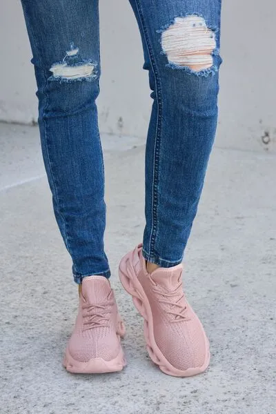 Mesh Lace-Up Sneakers