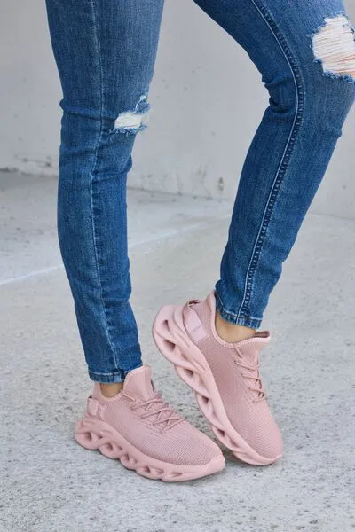 Mesh Lace-Up Sneakers