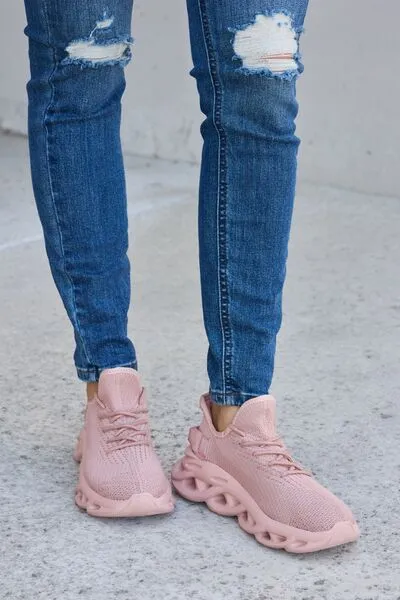 Mesh Lace-Up Sneakers