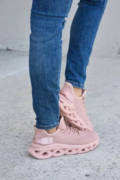 Mesh Lace-Up Sneakers