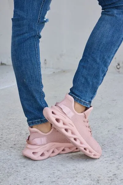 Mesh Lace-Up Sneakers