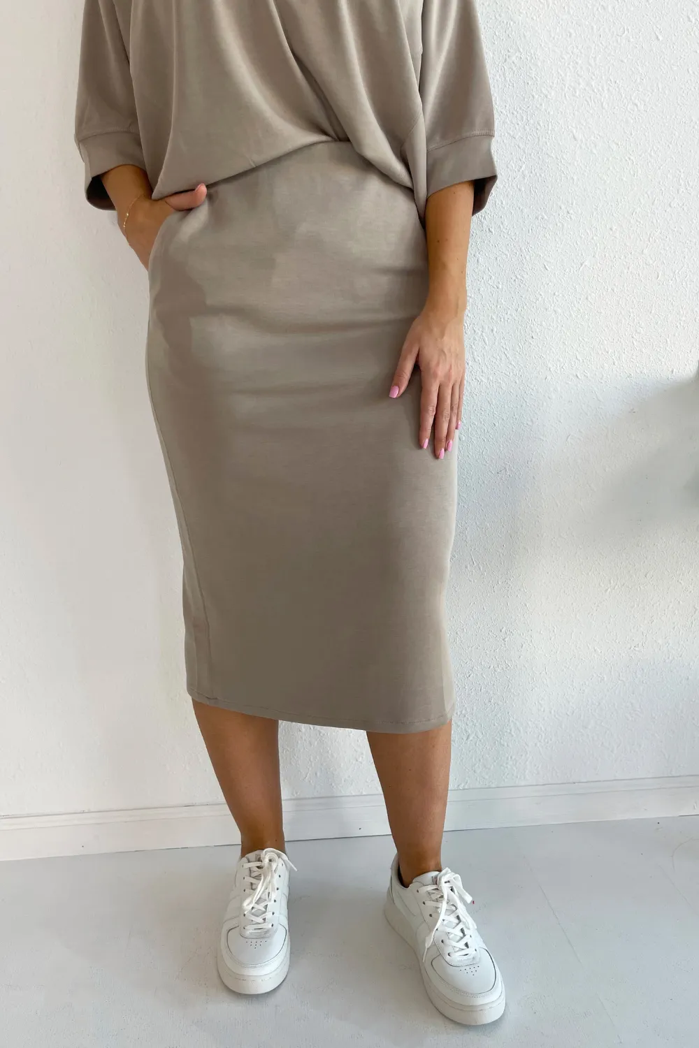 Midi Length Skirt
