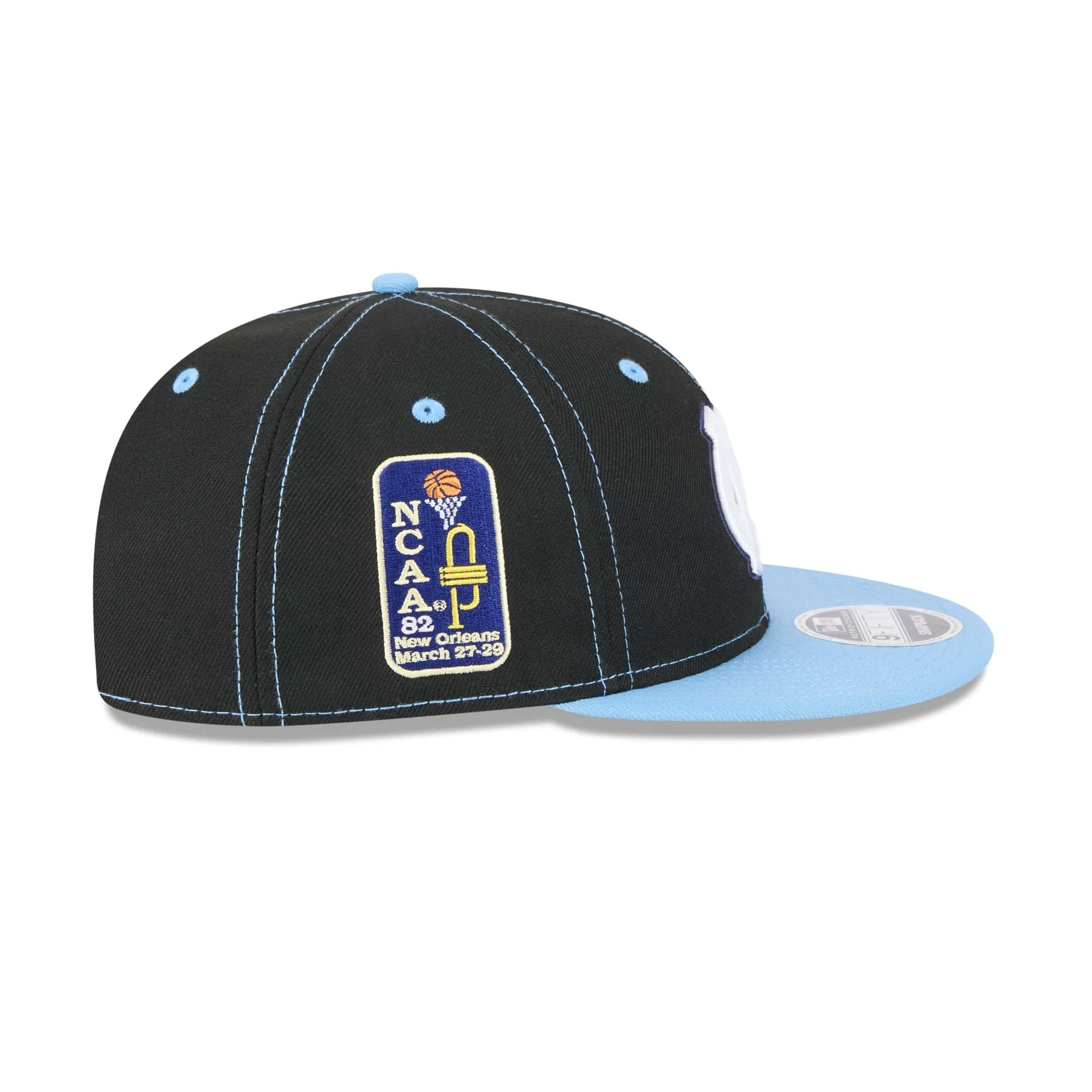 North Carolina Tar Heels Tournament Side Patch Retro Crown 9FIFTY Strapback Hat