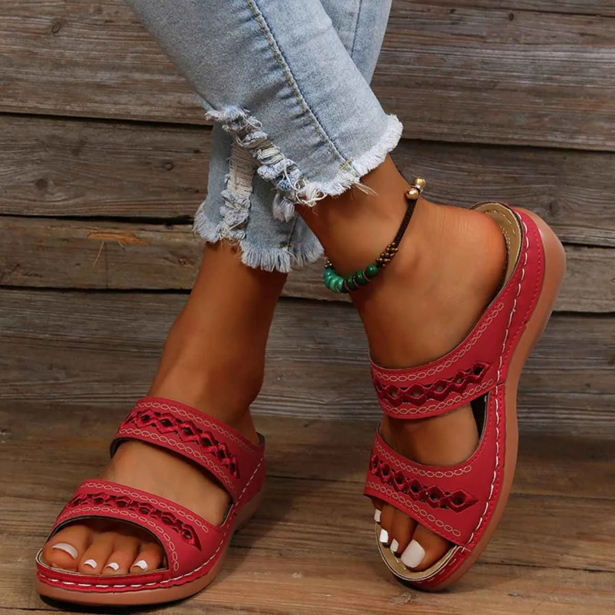 Open Toe Flats Sandals for Comfort and Style