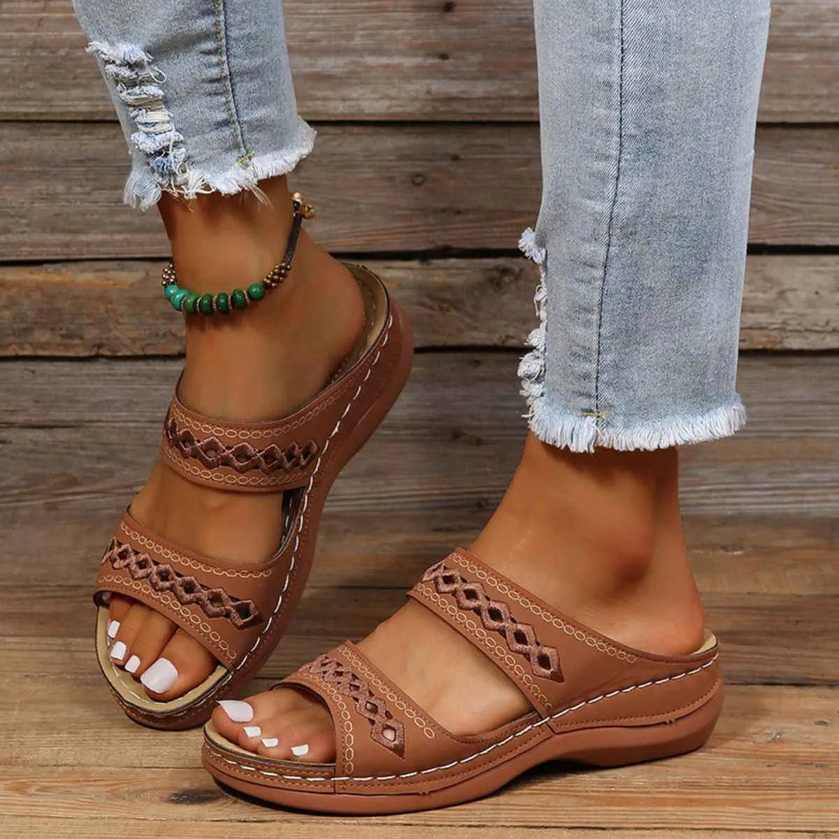 Open Toe Flats Sandals for Comfort and Style