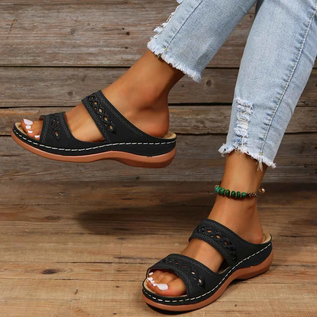 Open Toe Flats Sandals for Comfort and Style
