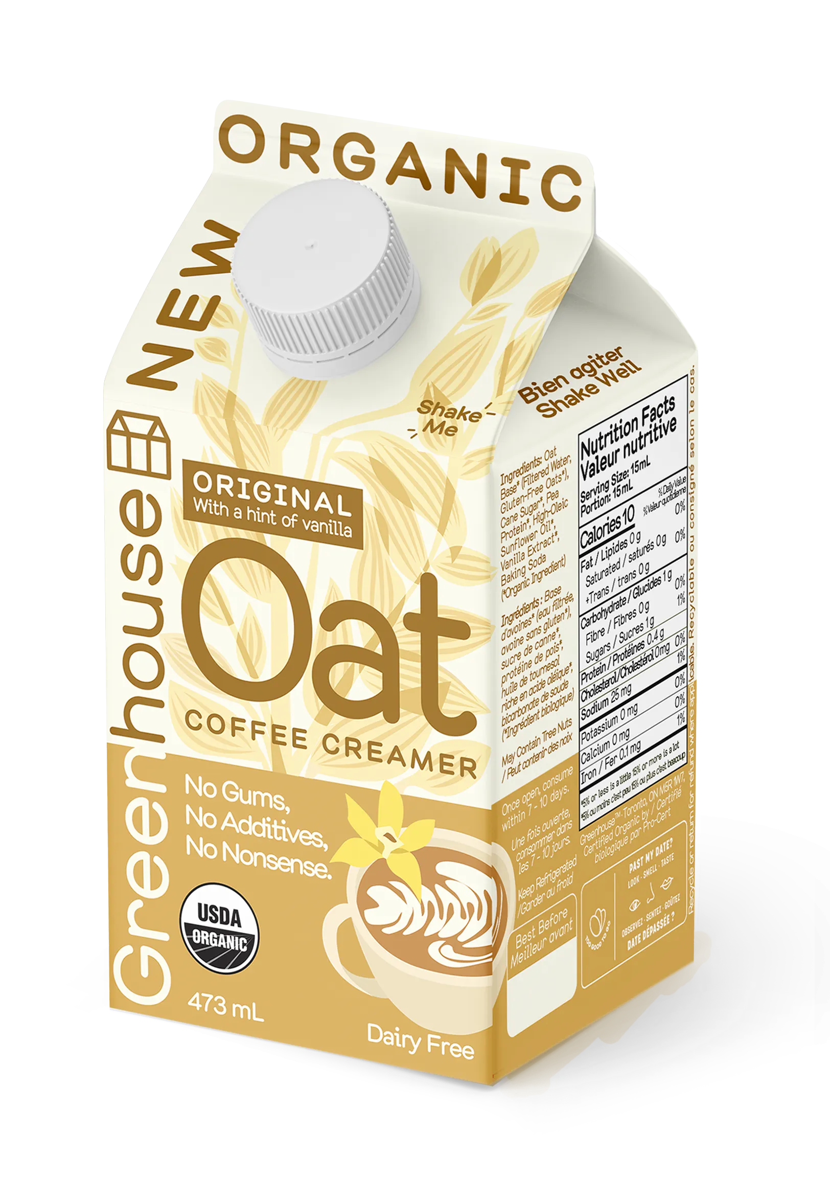 Original Oat Creamer with a hint of Vanilla