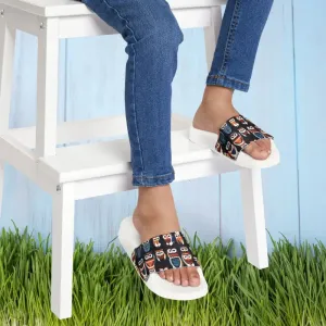 Owls Youth Sandals Printed Strap Summer Fun