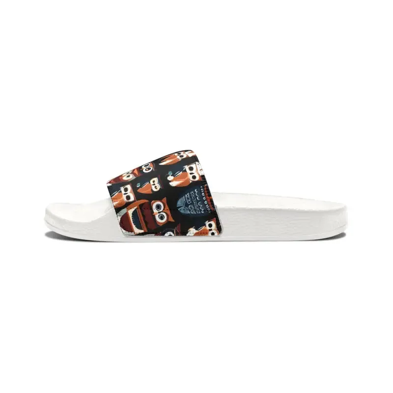Owls Youth Sandals Printed Strap Summer Fun