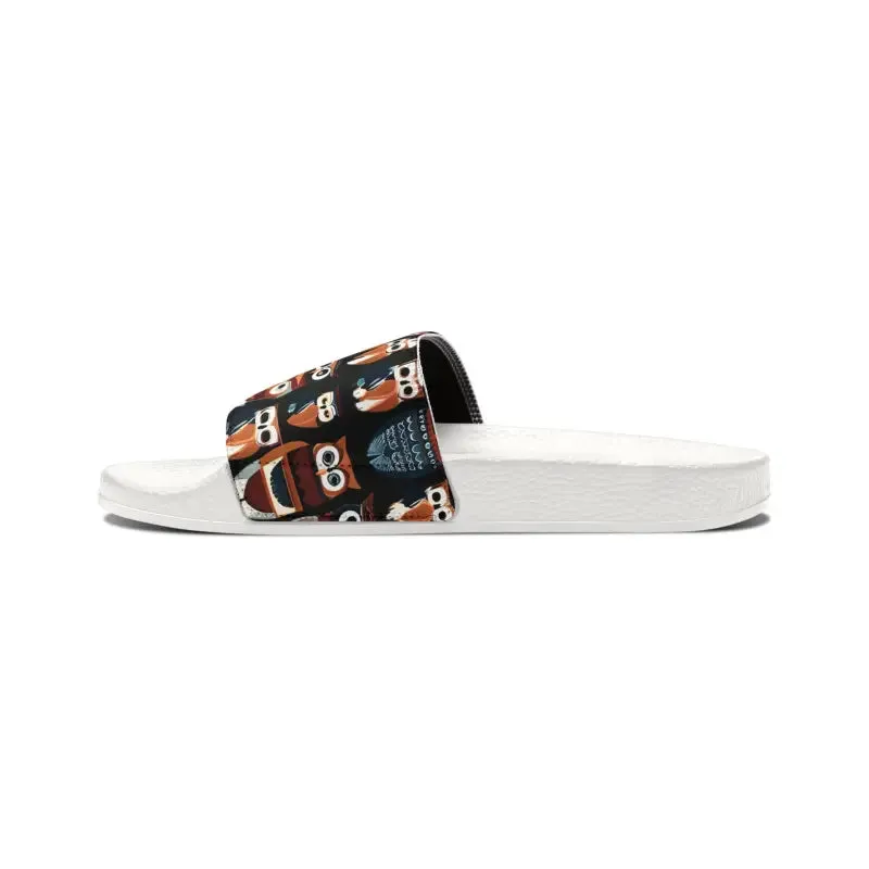 Owls Youth Sandals Printed Strap Summer Fun