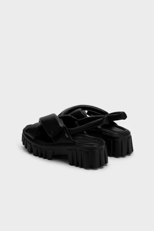 PADDED PLATFORM SANDAL