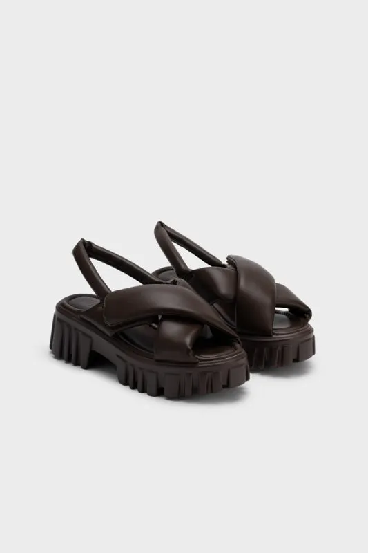 PADDED PLATFORM SANDAL