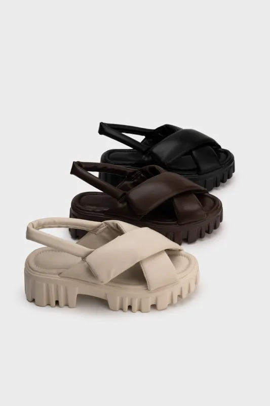 PADDED PLATFORM SANDAL