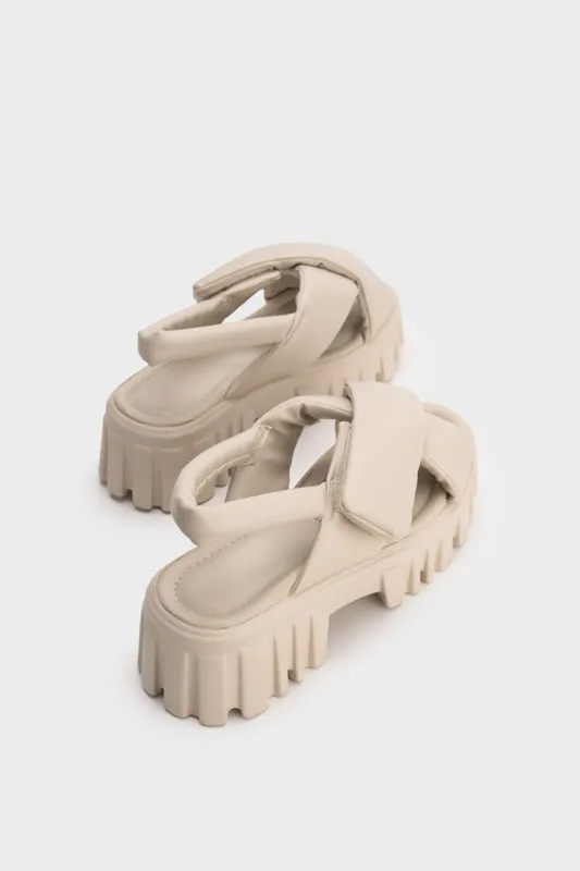 PADDED PLATFORM SANDAL