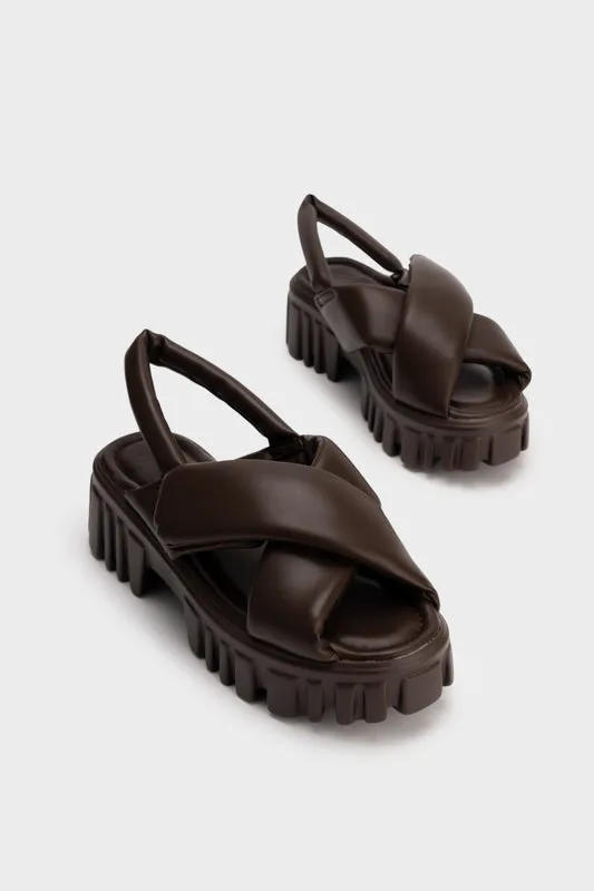PADDED PLATFORM SANDAL