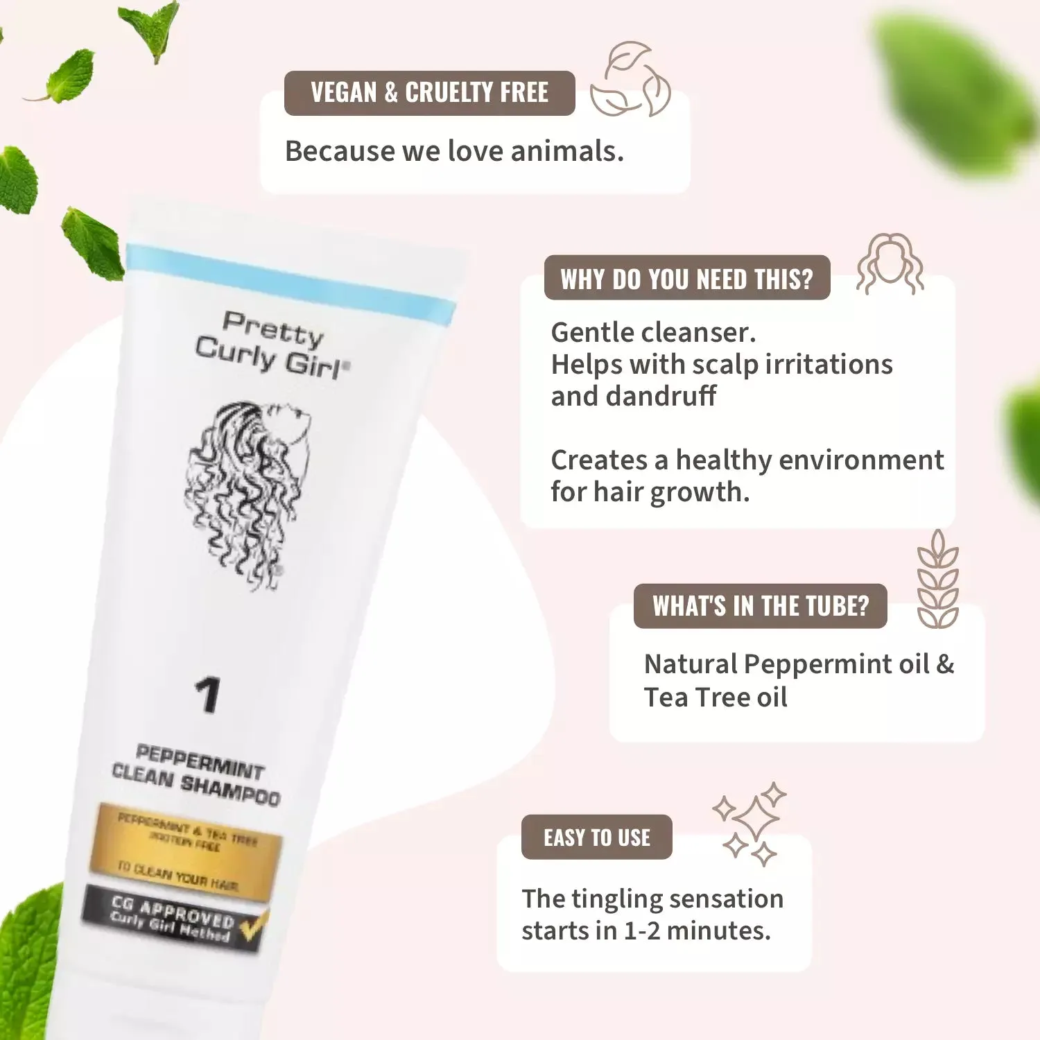 Peppermint Clean Shampoo 250ml