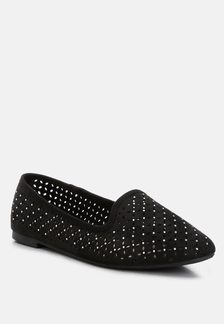 Perforated Ballerinas By Ruw