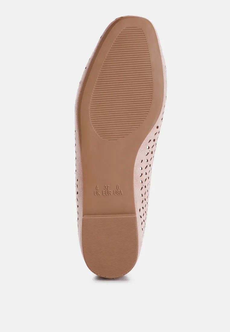 Perforated Ballerinas By Ruw