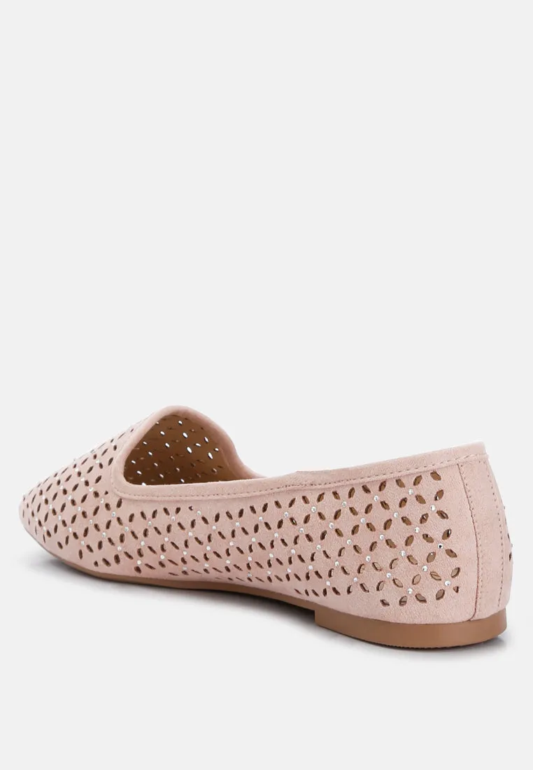 Perforated Ballerinas By Ruw