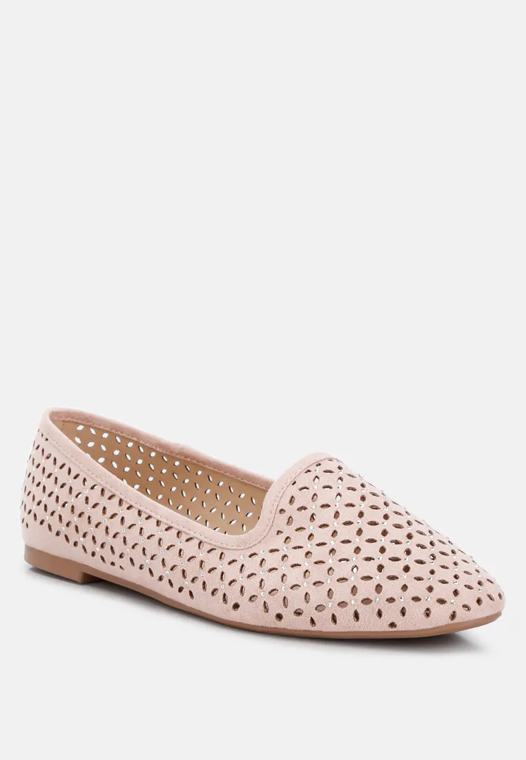 Perforated Ballerinas By Ruw