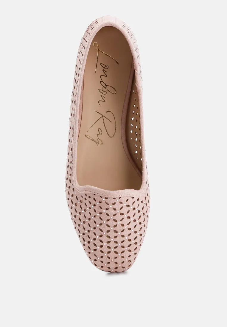 Perforated Ballerinas By Ruw
