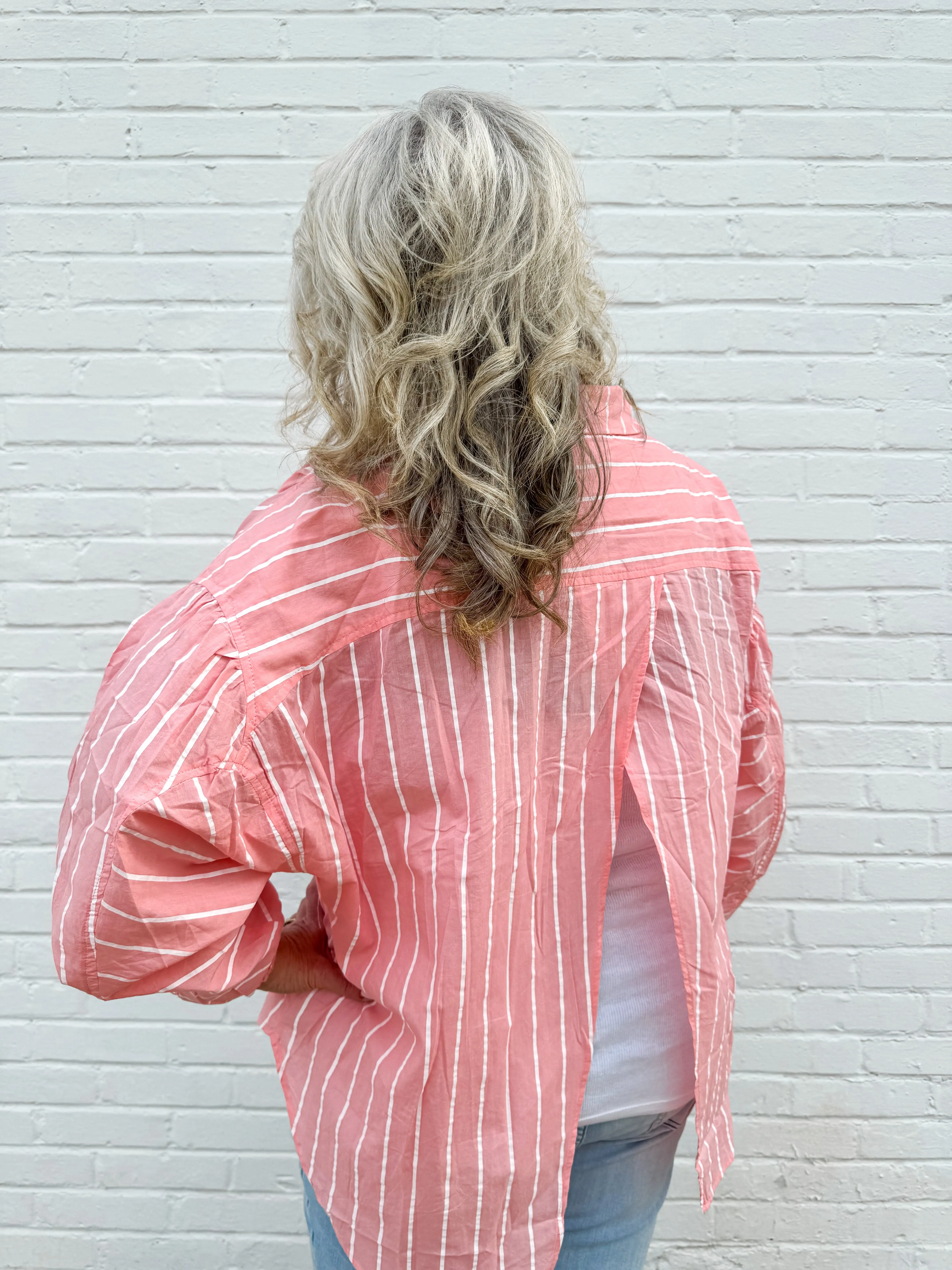Pink Sands Button-Up