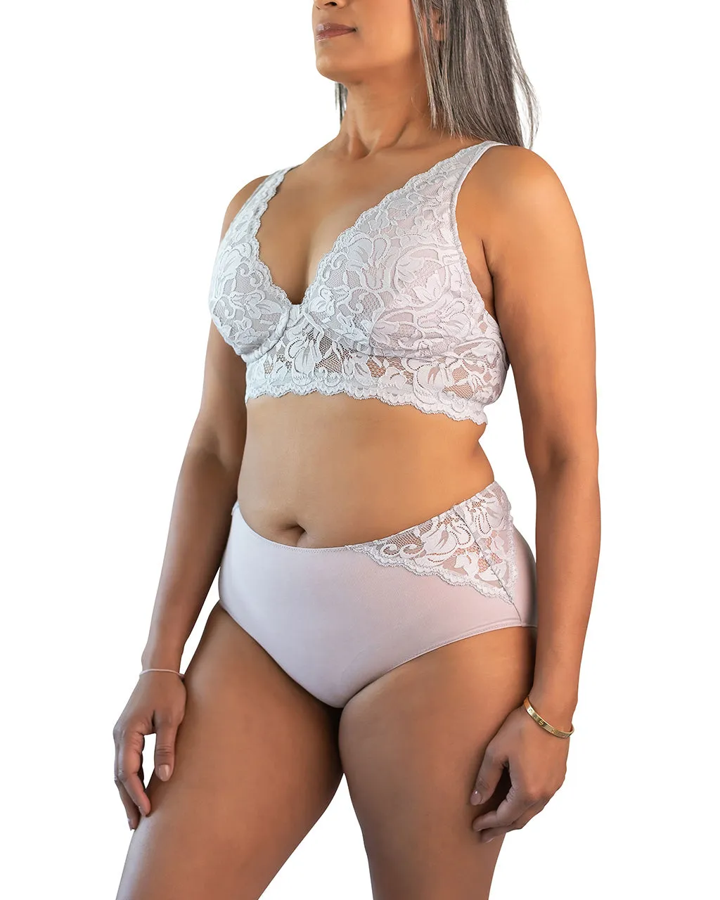 Portia High Waisted Panty, Mauve