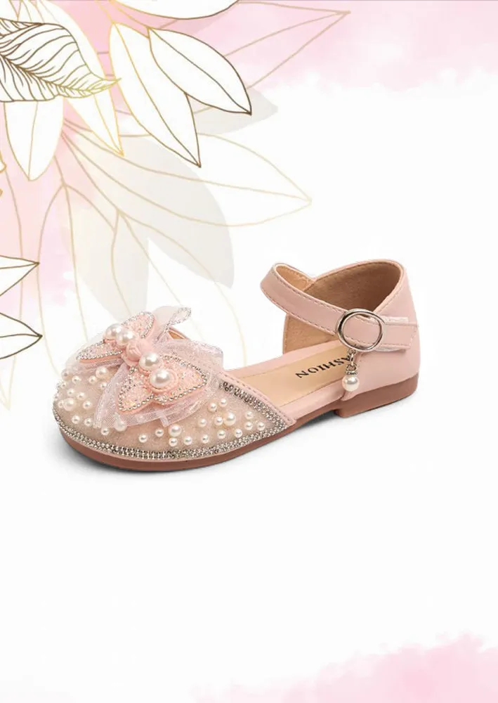 Princess Bow Beaded Flats