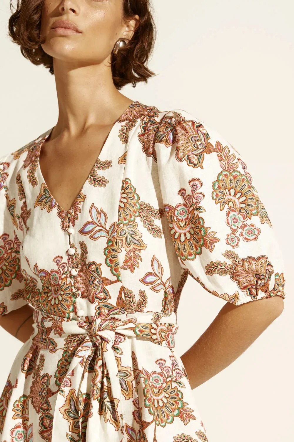 Quota Dress - K'gari Palm Cream