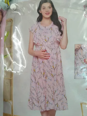 Rayon Maternity and feeding dress