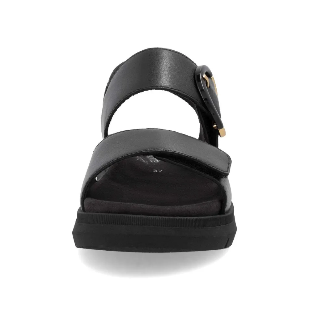 Remonte Jocelyn D2K50 Black Leather Sandal (Women's)