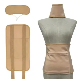 Reusable Castor Oil Body   Neck Wrap - One Size Fits All (Beige)