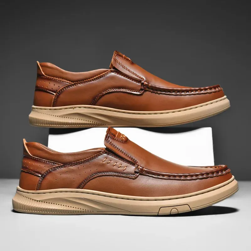 Richard Leather Slip-On Loafers