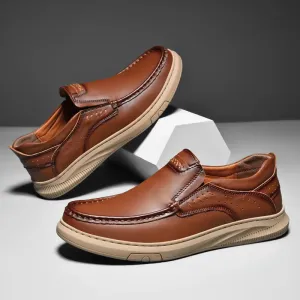 Richard Leather Slip-On Loafers