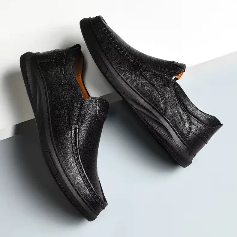 Richard Leather Slip-On Loafers