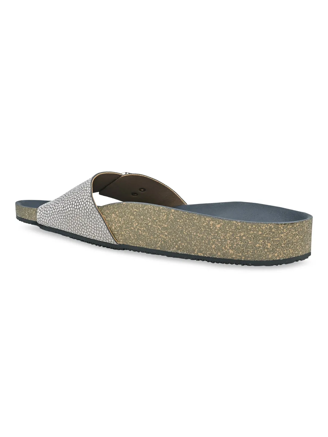 Rocia By Regal Antique Gold Women Slider Flats