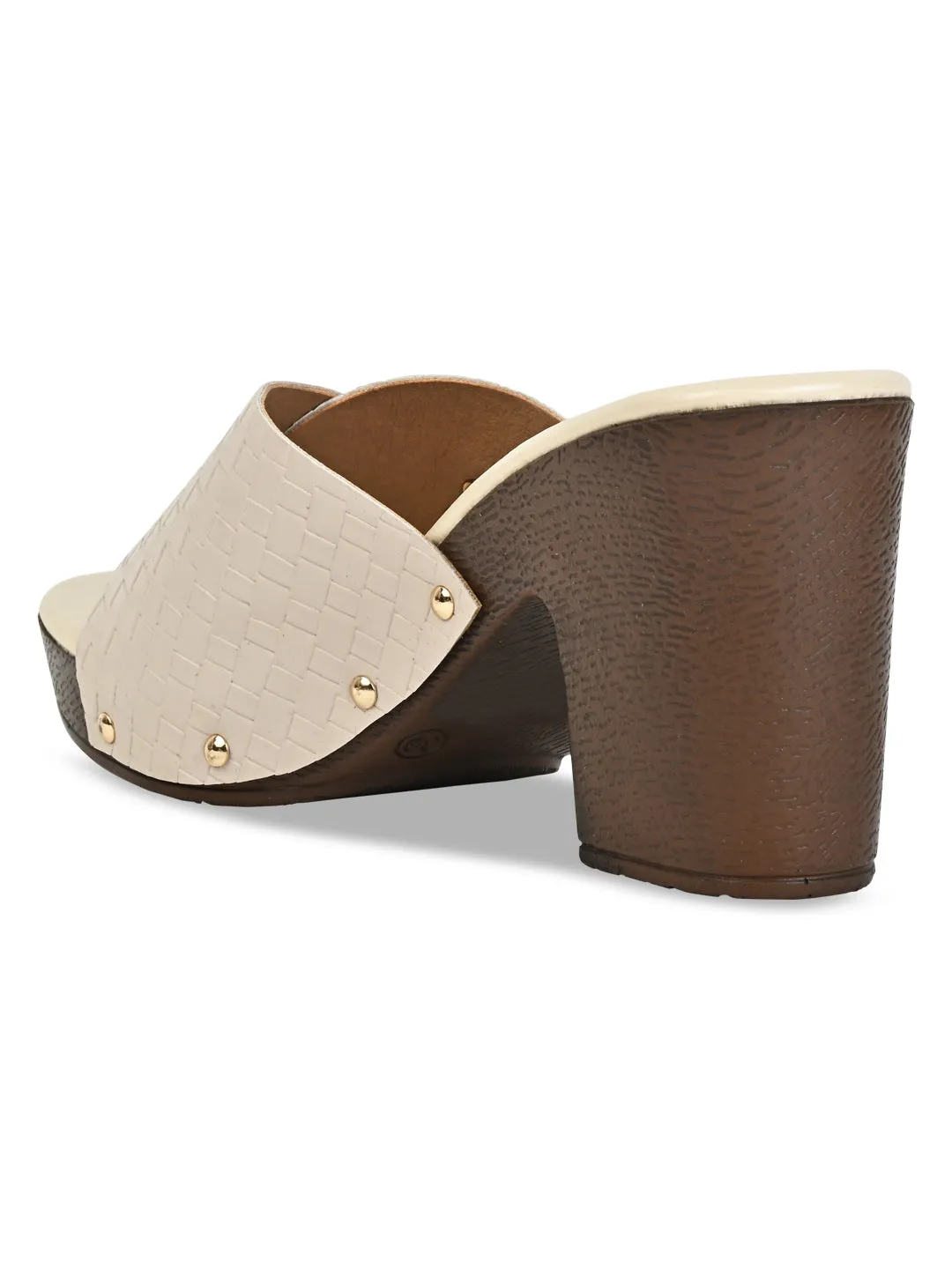Rocia By Regal Beige Women Casual Chatai Block Heel