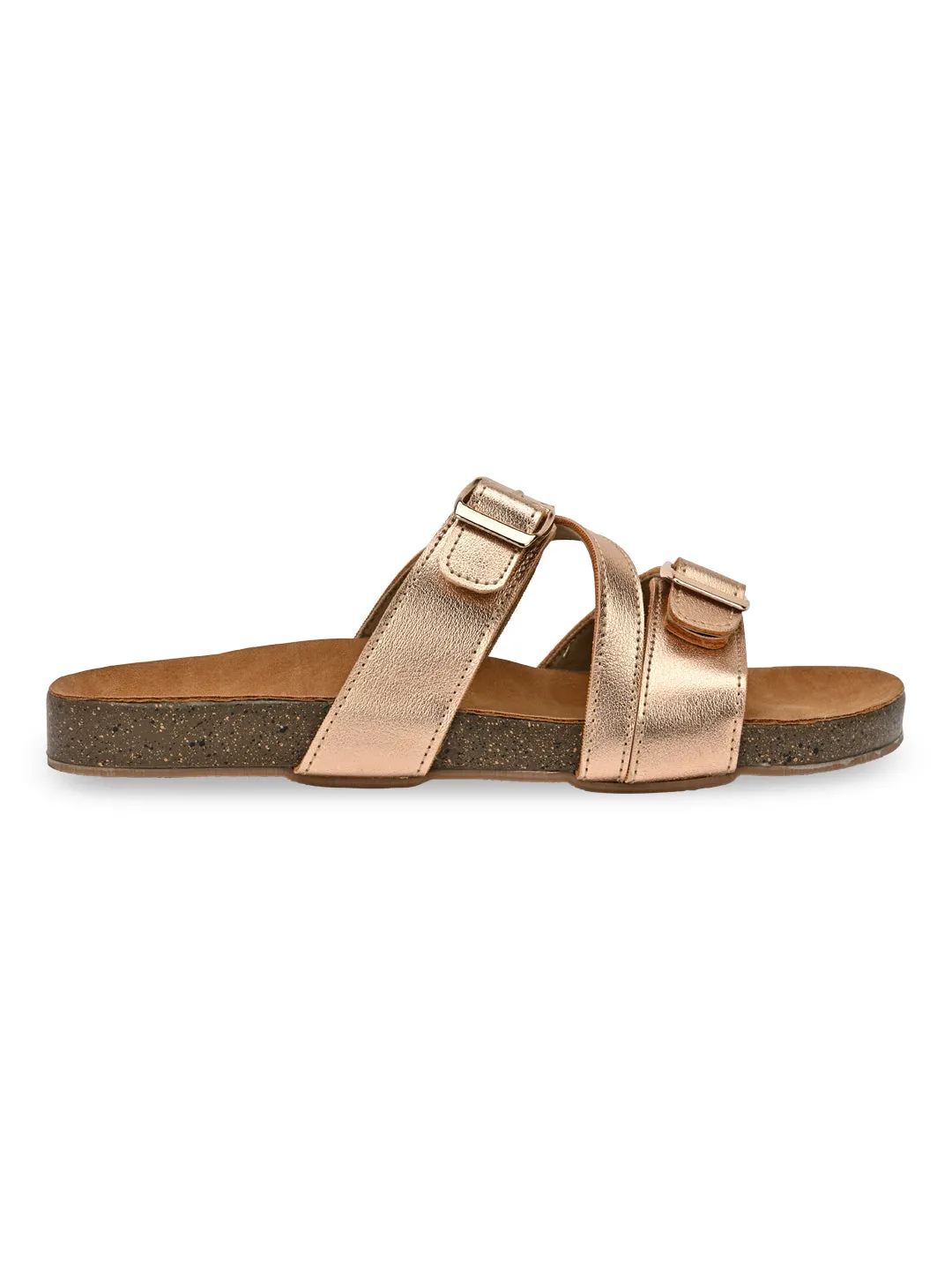 Rocia By Regal Beige Women Casual Slide Flats
