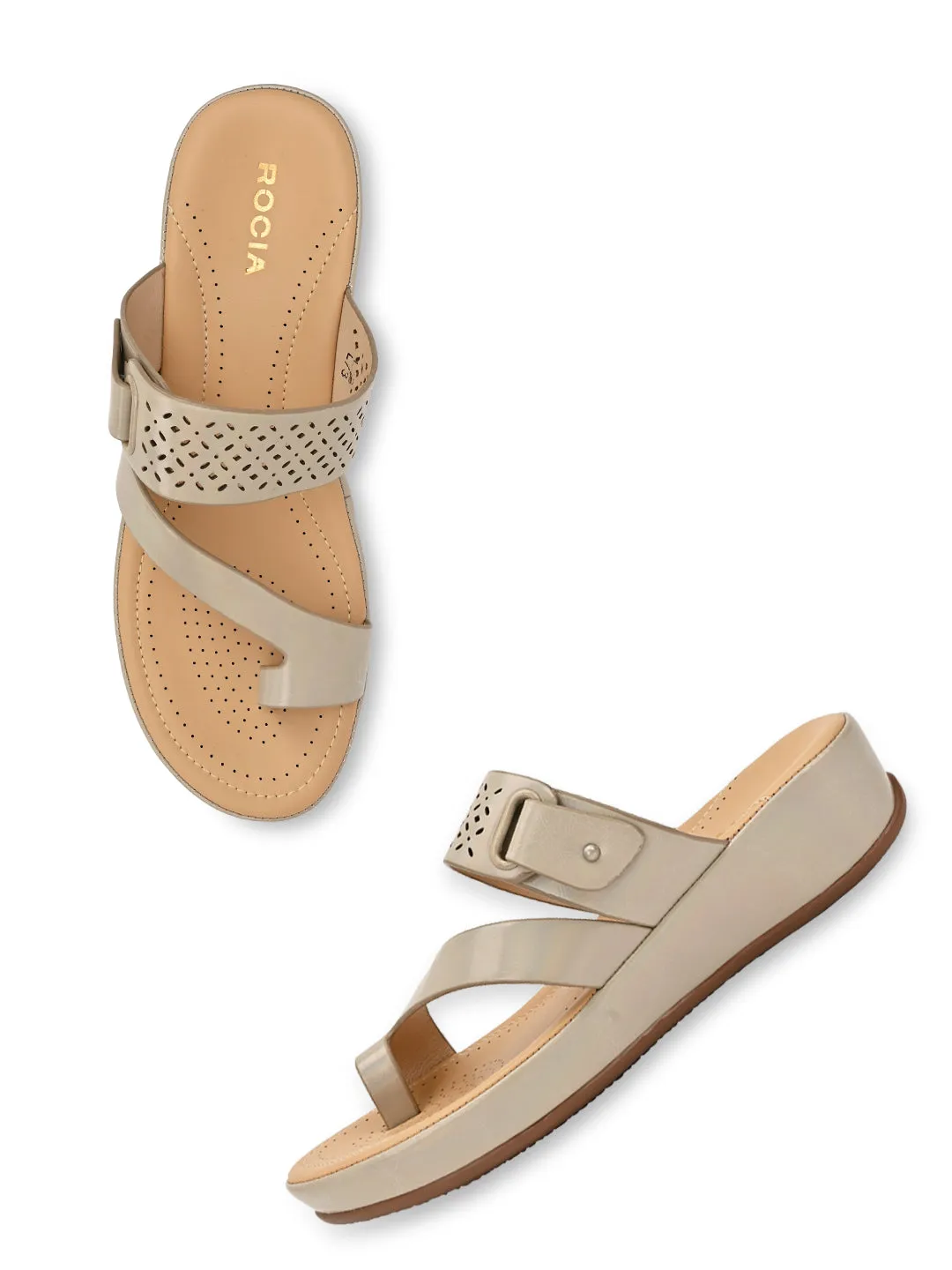 Rocia By Regal Beige Women Comfort Casual Flats