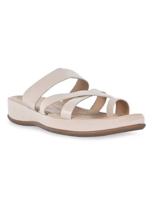 Rocia By Regal Beige Women Comfort Patent Flats