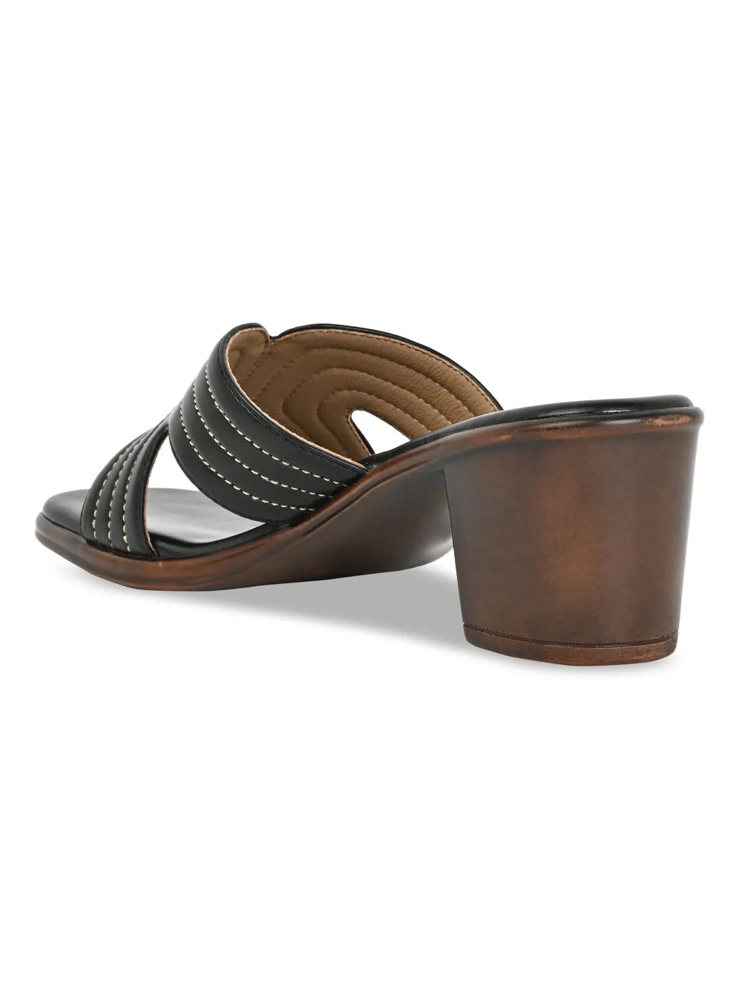 Rocia By Regal Black Women Block Heel Sandals