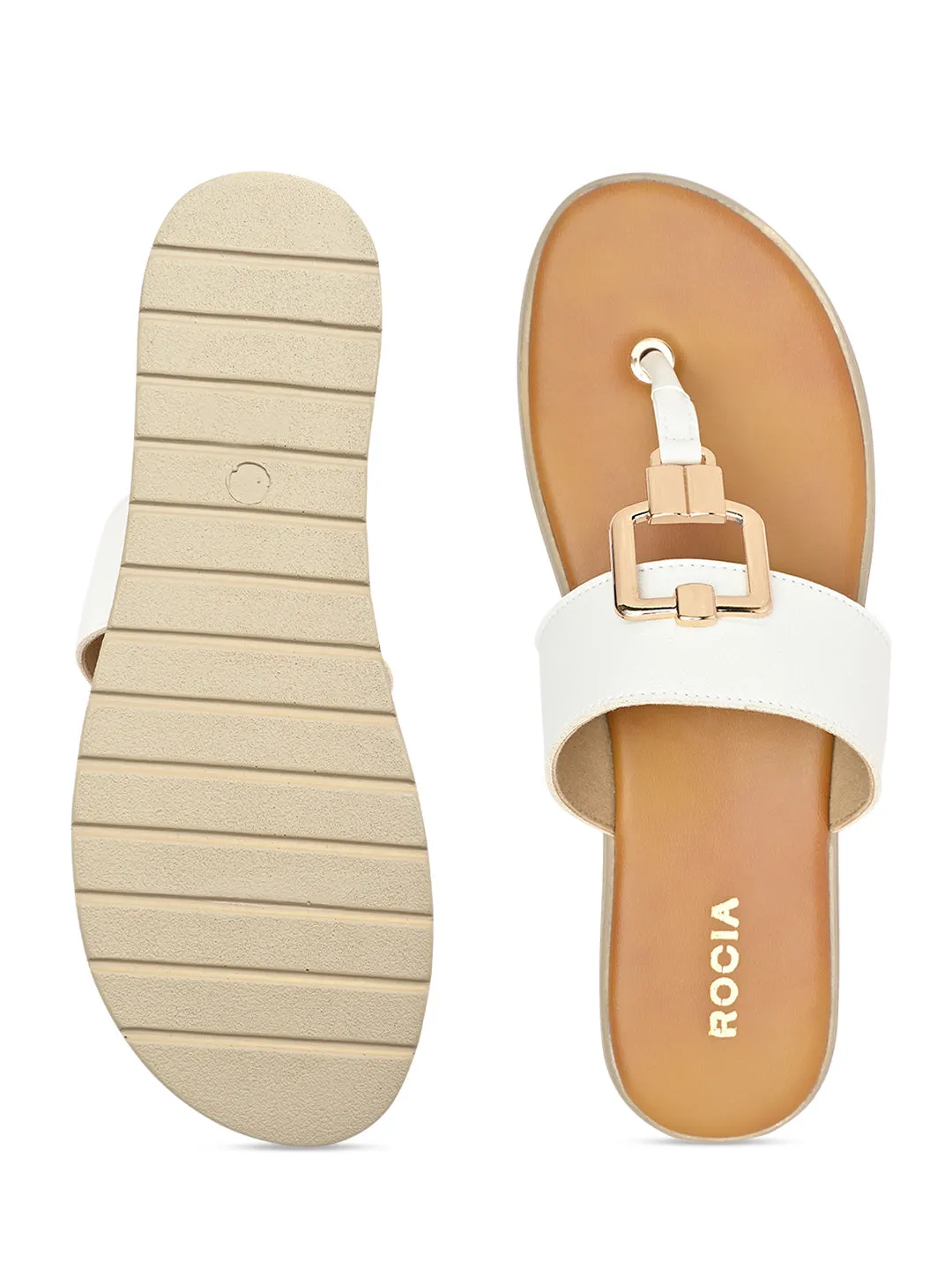 Rocia By Regal White Women Casual Flats