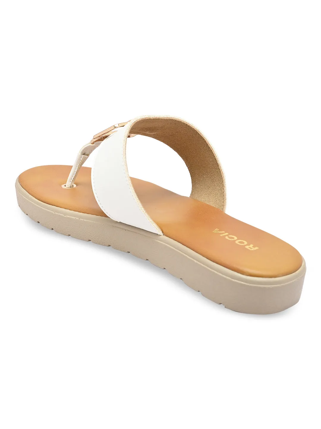 Rocia By Regal White Women Casual Flats