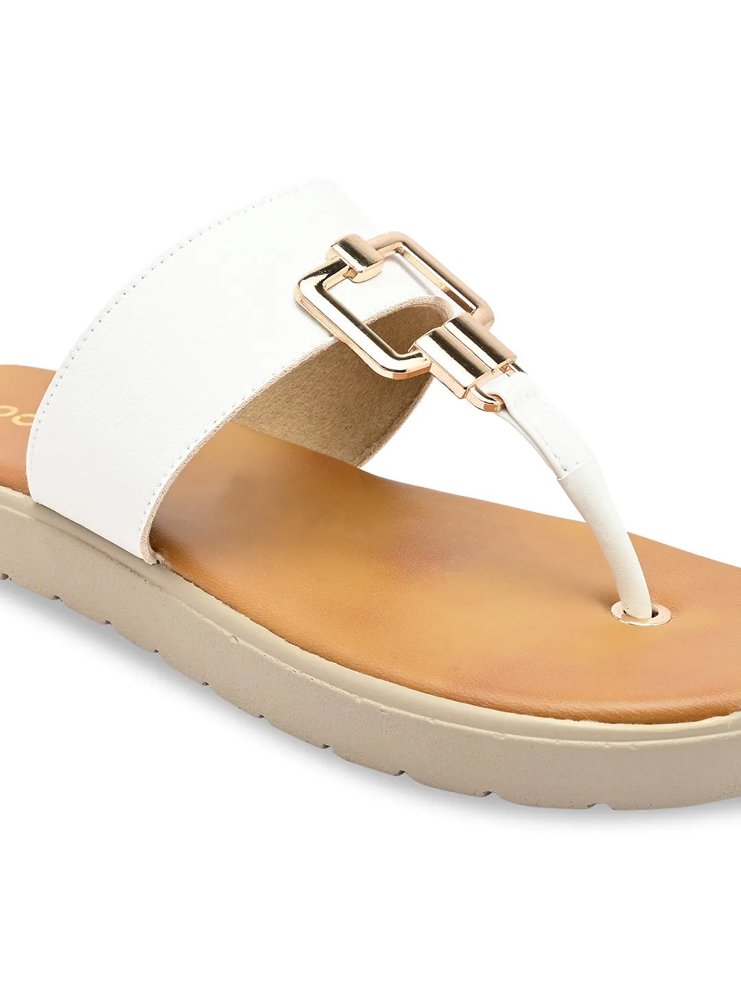 Rocia By Regal White Women Casual Flats